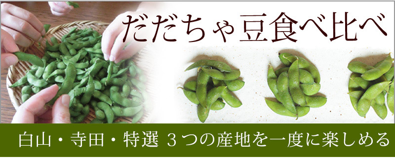 ふるさと納税 鶴岡市 400g×3袋 白山村産だだちゃ豆 即日発送 白山村産だだちゃ豆